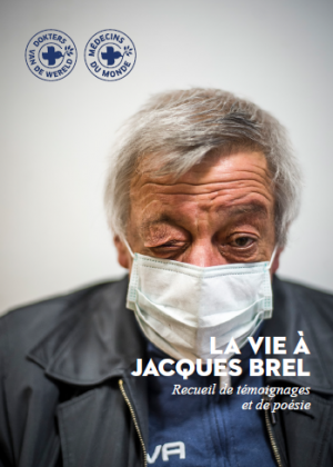 Couverture recueil Jacques Brel visage d'un sans-abri