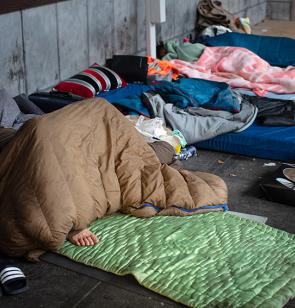 Migrants sans-abri