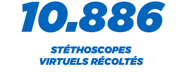 10.886 stéthoscopes virtuels récoltés