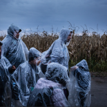 Vluchtelingen onderweg in Bosnië door fotograaf Kristof Vadino