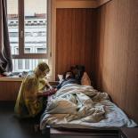 Un patient et un soignant à Anvers